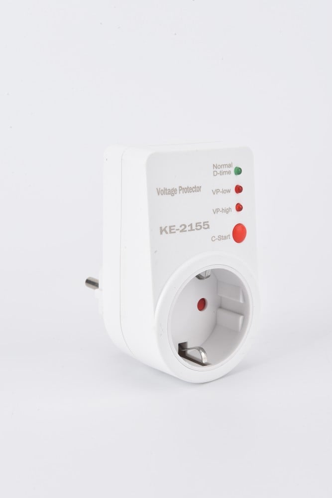 Automatic Voltage Protector Socket AC 220V Adjustable 16A Power Surge Protector EU Plug Socket Voltage Safe Refrigerator Protect.