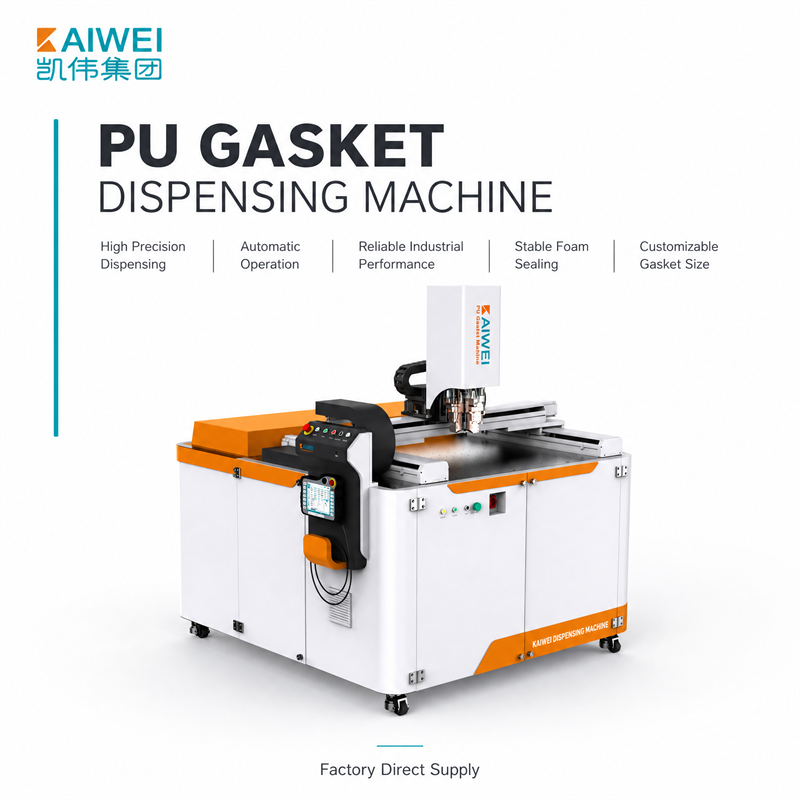 KAIWEI PU Foam Sealing Machine Two-component Polyurethane Silicone CE Certified for Automobile Components KW-523 Integrated