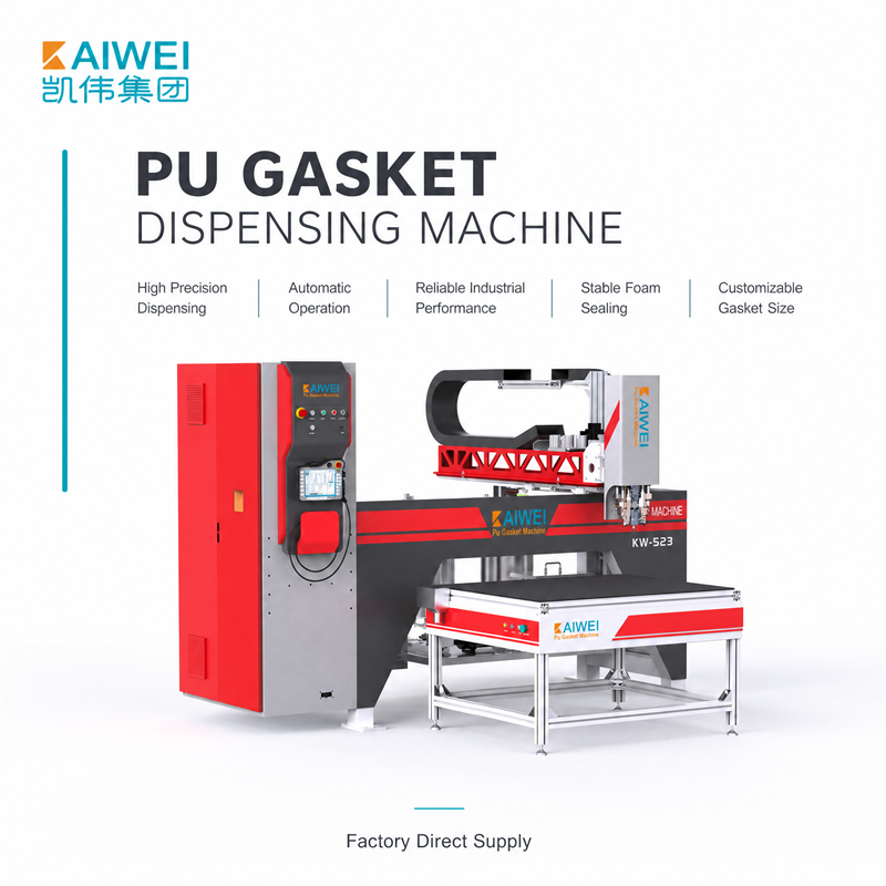 KAIWEI Foam Dispensing Machine Auto Pressure Regulating Polyurethane / Silicone CE Certified for Waterproof Cabinet KW-523A