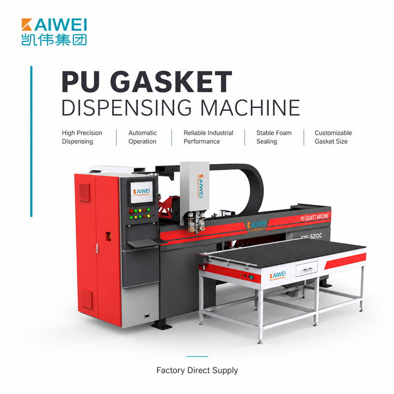 KAIWEI Foaming Machine 6-Axis Robot Arm Silicone CE Certified for Explosion-proof Light KW-520CS