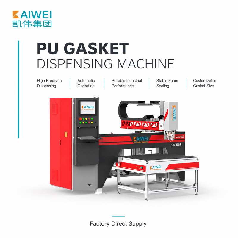KAIWEI Foam Gasket Machine Auto Pressure Regulating PU & Silicone CE Certified for LED Lights KW-523A