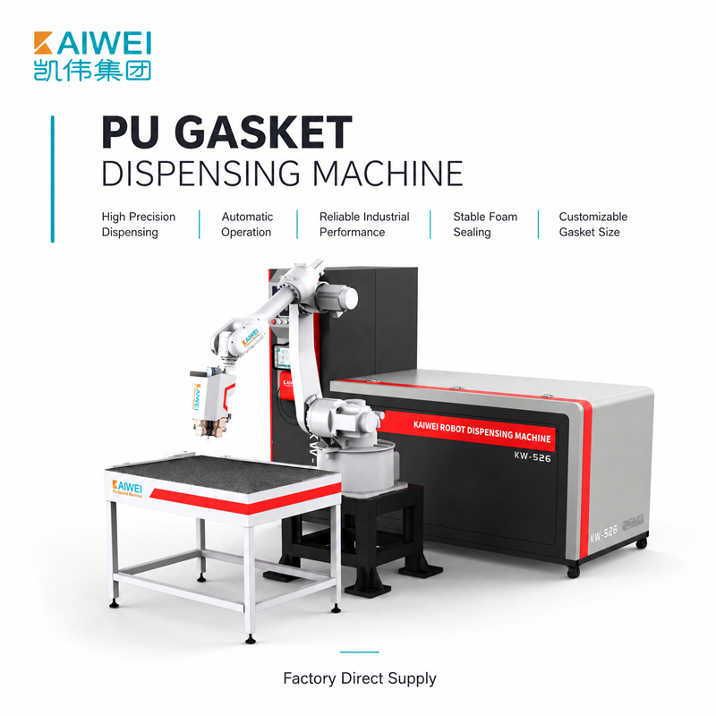 KAIWEI Glue Dispensing Machine PU (Polyurethane) CE Certified for Purification Room Door KW-526 Production Line