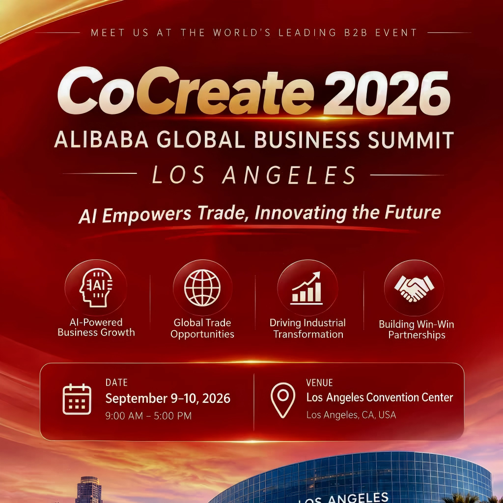 Empowering Global Manufacturing, Embracing AI-driven Trade | Kaiwei Participates in Alibaba CoCreate 2026 Los Angeles Global Commerce Summit