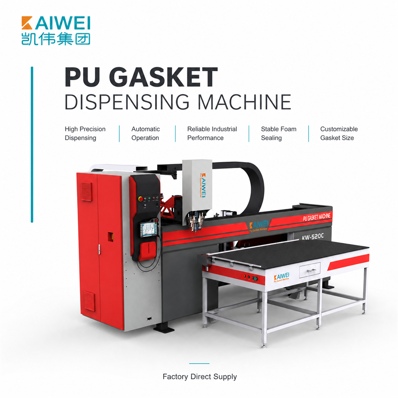 KAIWEI PU Foam Gasket Equipment 6-Axis Robot Arm Silicone CE Certified for Automobile Filter KW-520CS
