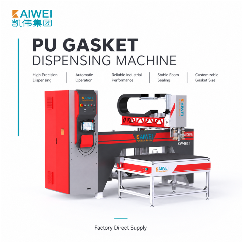 KAIWEI Polyurethane Foam Machine No Air Pressure Required Polyurethane / Silicone CE Certified for Cable Connector KW-523B