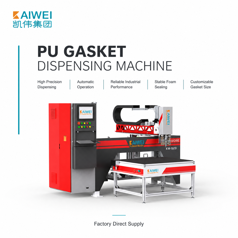 KAIWEI PU Foam Gasket Equipment No Air Pressure Required Two-component Polyurethane Silicone for Door Handle KW-523B