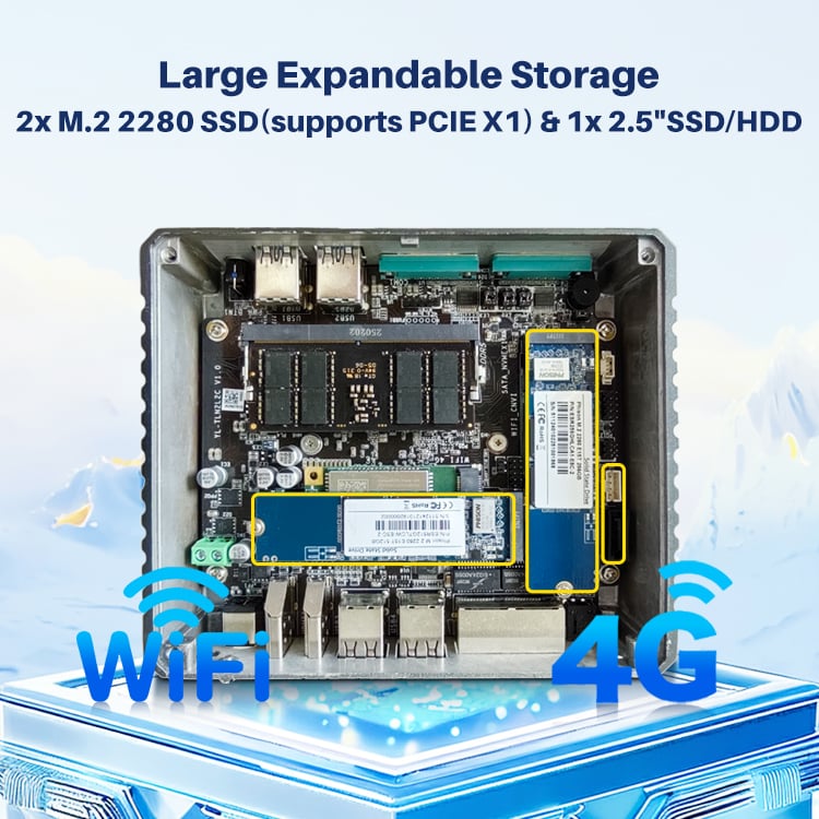 N1522 Fanless Mini PC N150
