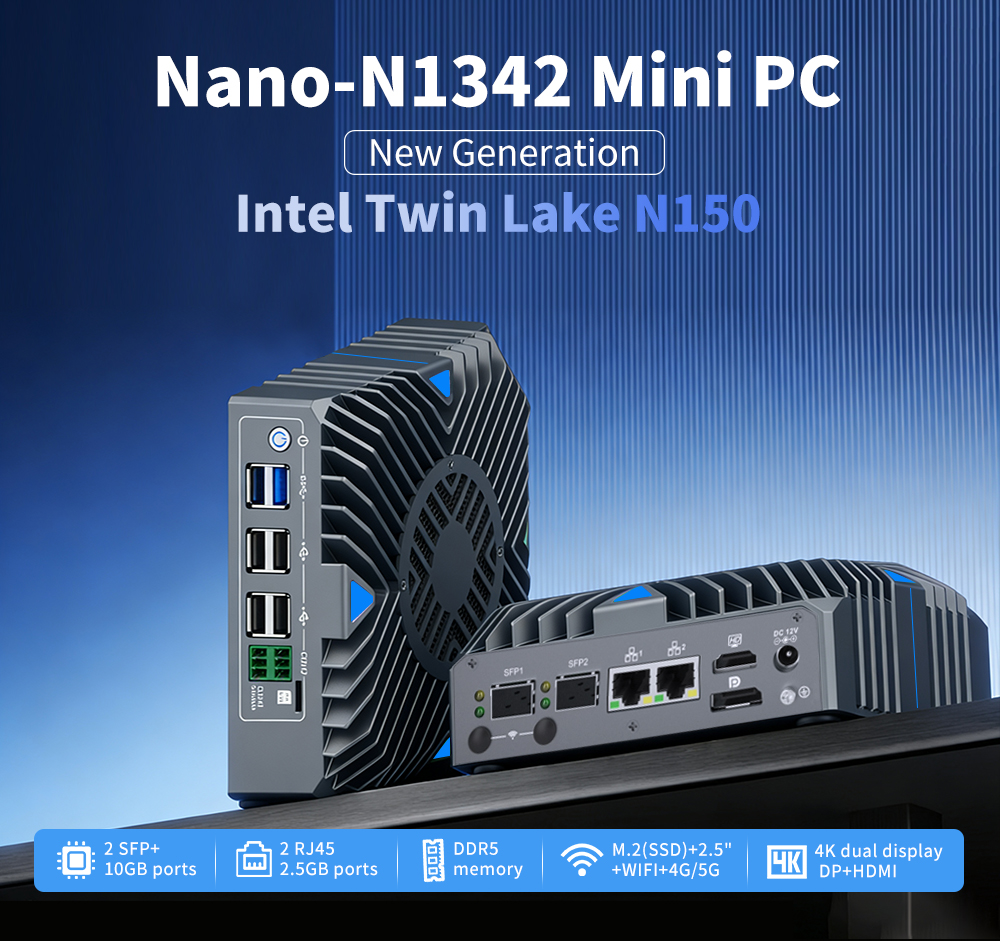 N1342 Intel Twin Lake N150 Mini PC