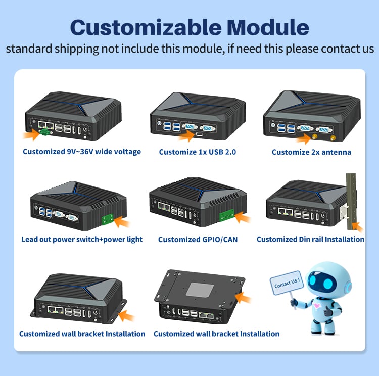 N1522 Fanless Mini PC N150