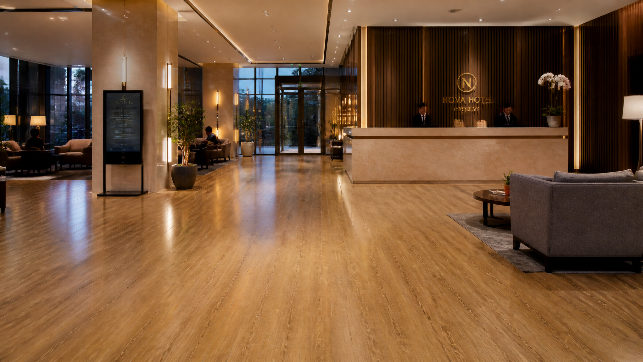 Commercial-Grade SPC Rigid Core Flooring