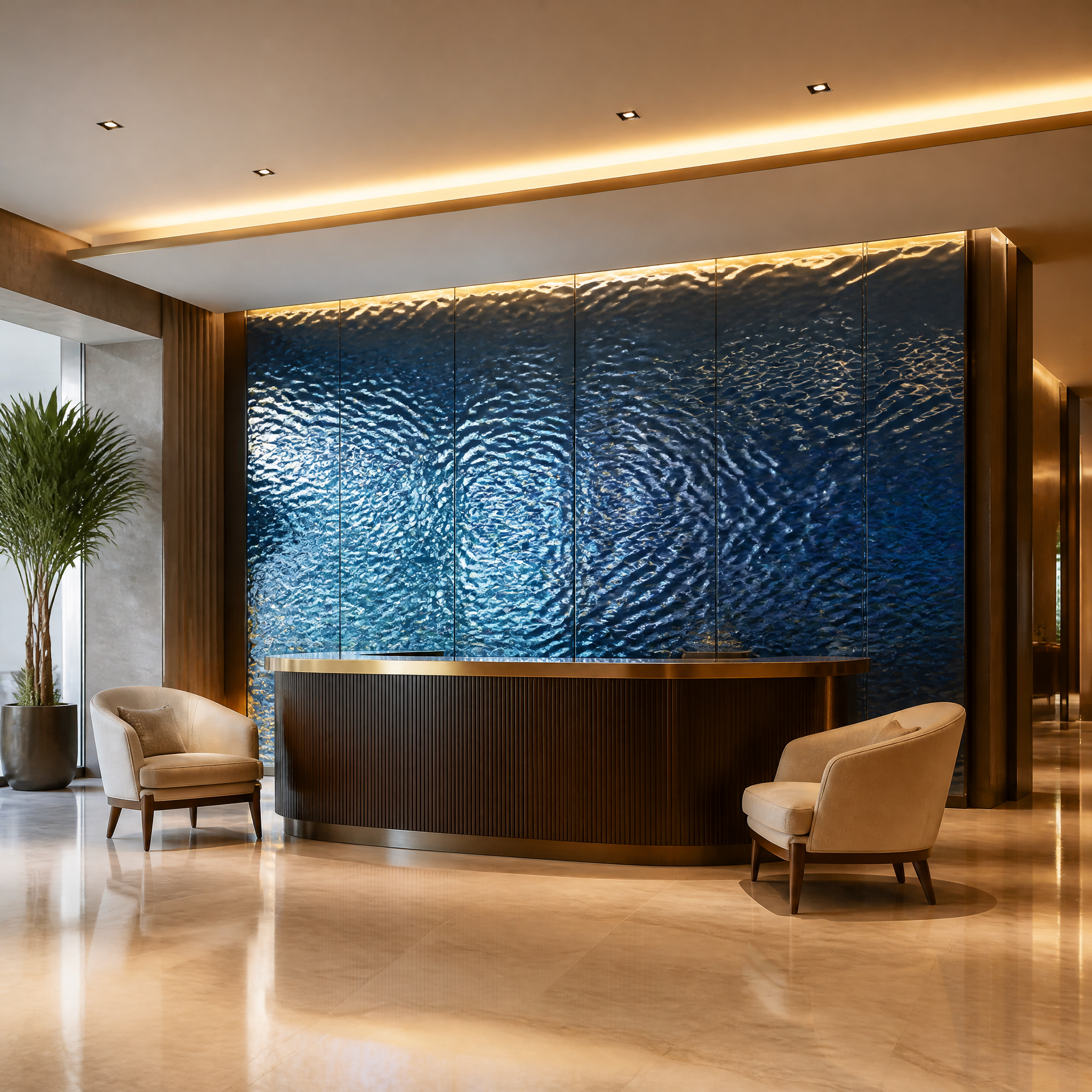 Why Commercial Buyers Choose Naturwing PVD Colored Ripple Panels