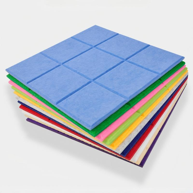 Wood strip polyester fiber acoustic panel and 100% Polyester Fiber Acoustic Panels