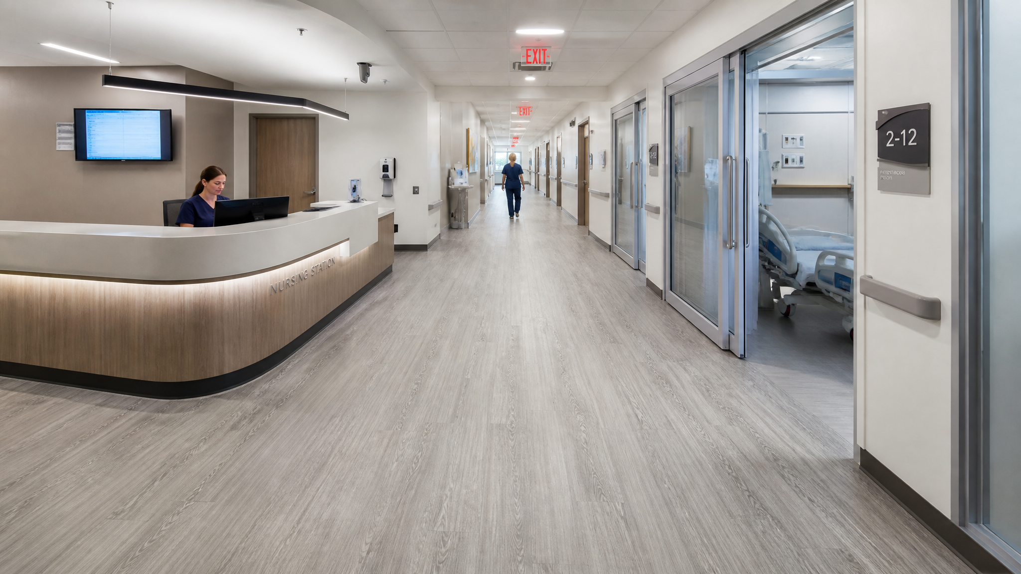 Commercial-Grade SPC Rigid Core Flooring
