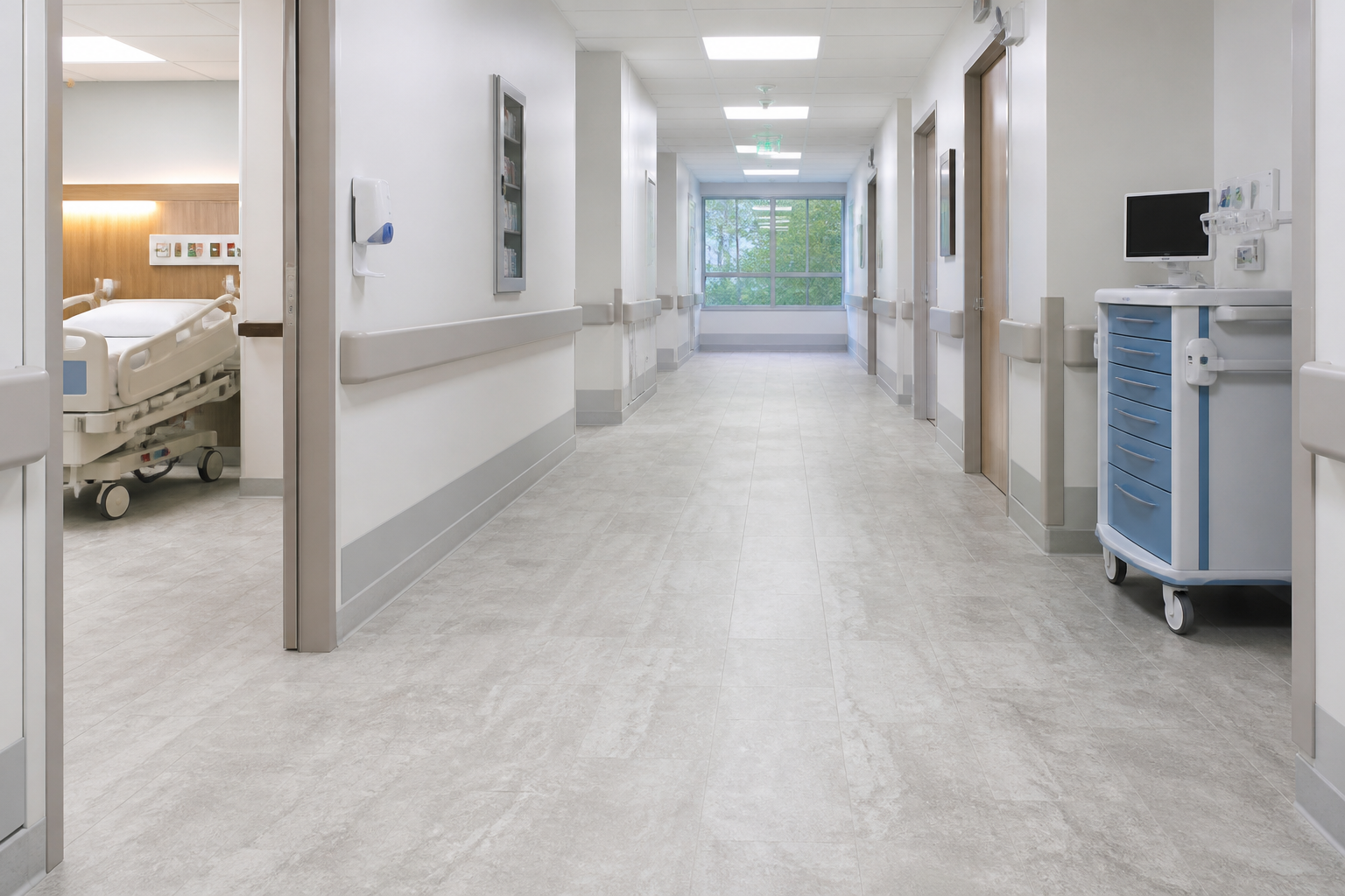 Commercial-Grade SPC Rigid Core Flooring