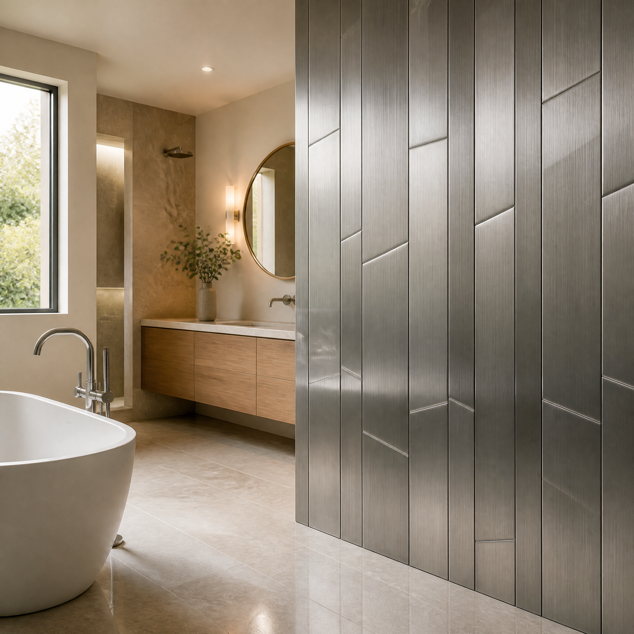 Why Commercial Buyers Choose Naturwing 304 Hairline Finish 3D Panels