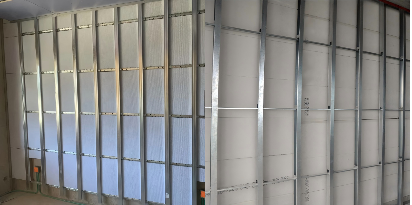Wall Panel Installation Keel factory