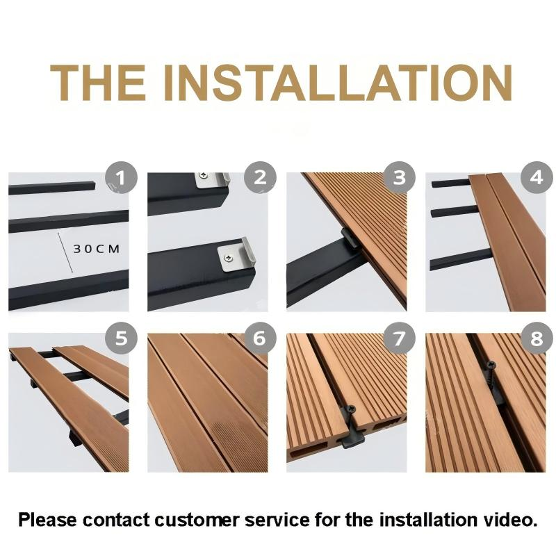 How does outdoor WPC flooring address the renovation pain points of courtyards and patios?