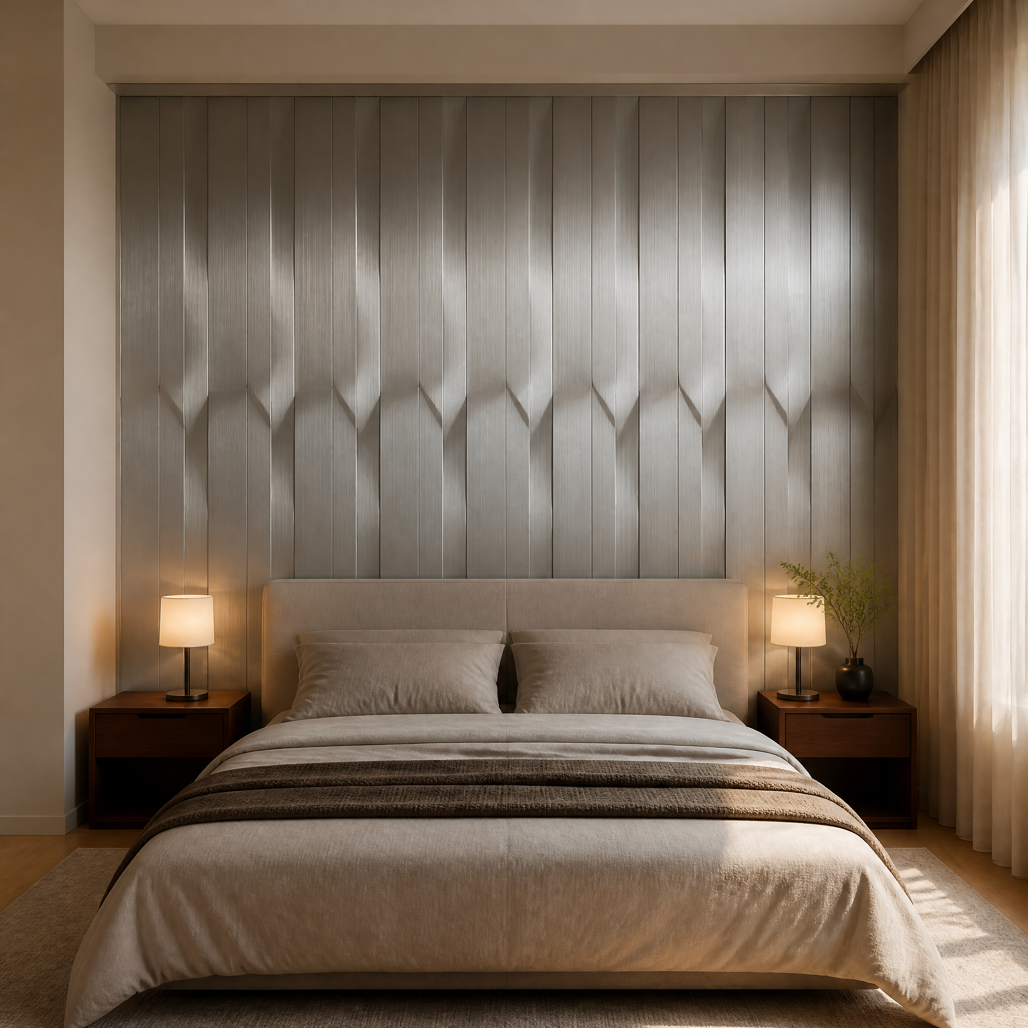 Why Commercial Buyers Choose Naturwing 304 Hairline Finish 3D Panels