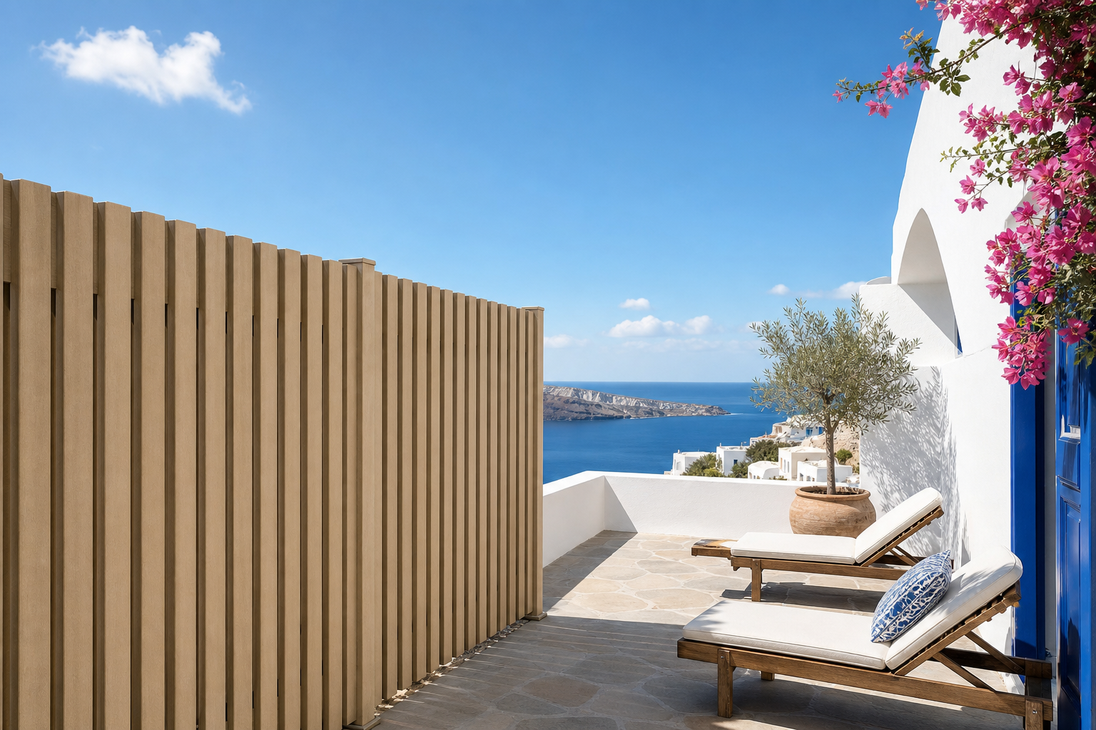 Beach Resort Fencing: 3,000 m of WPC Fencing for 120 Villas in the Mediterranean