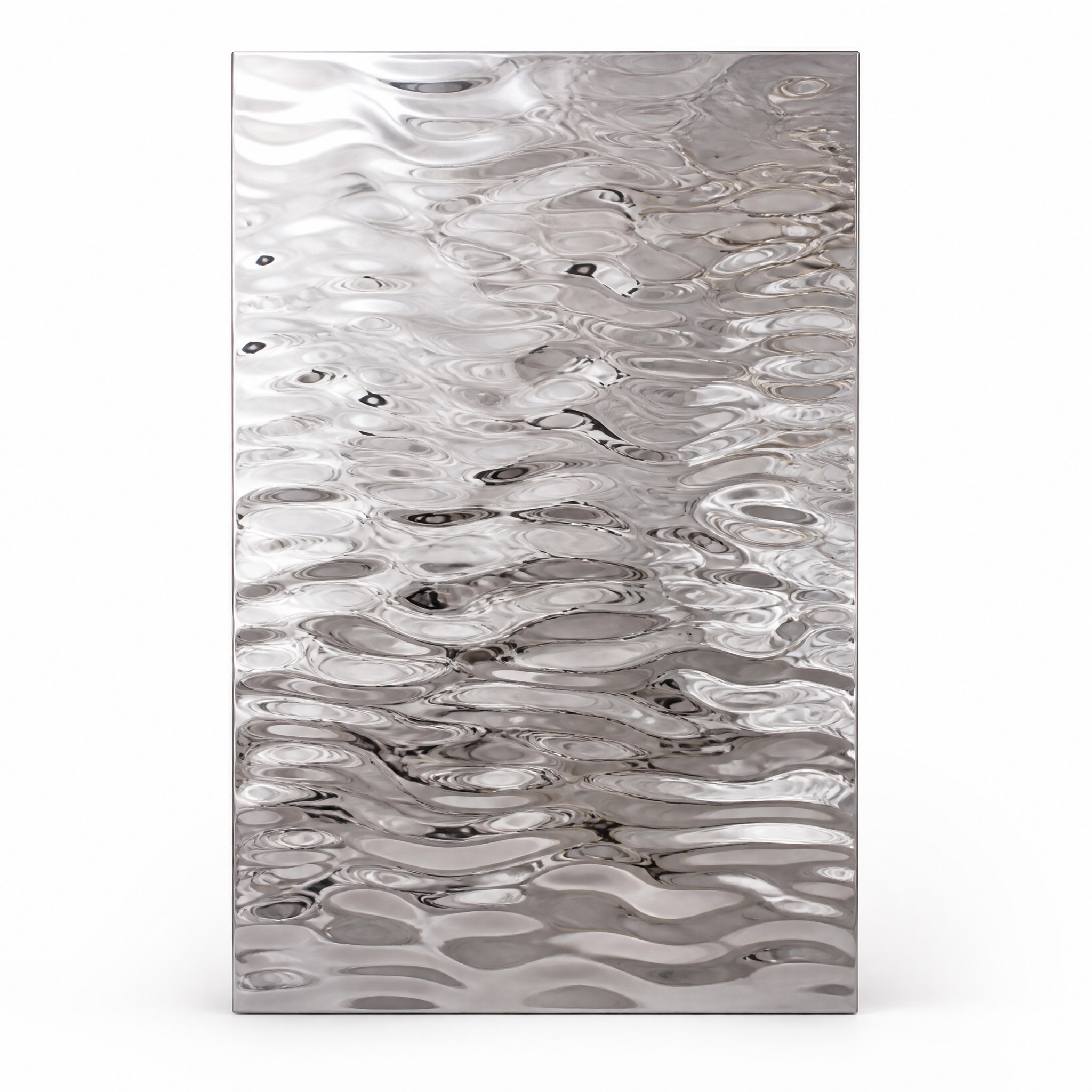 Mirror Silver Water Ripple 304&316L 