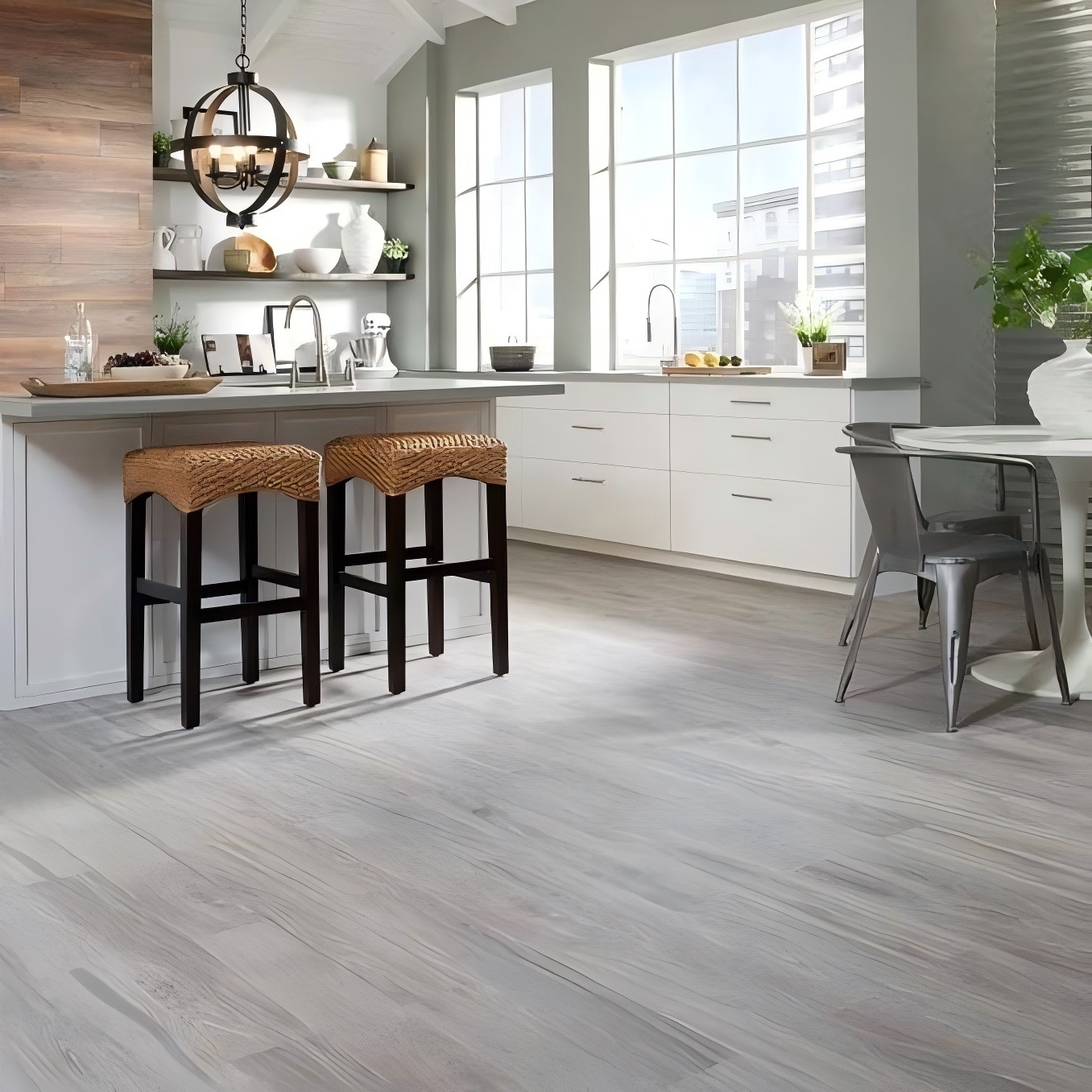 Click Lock SPC Flooring manufacture