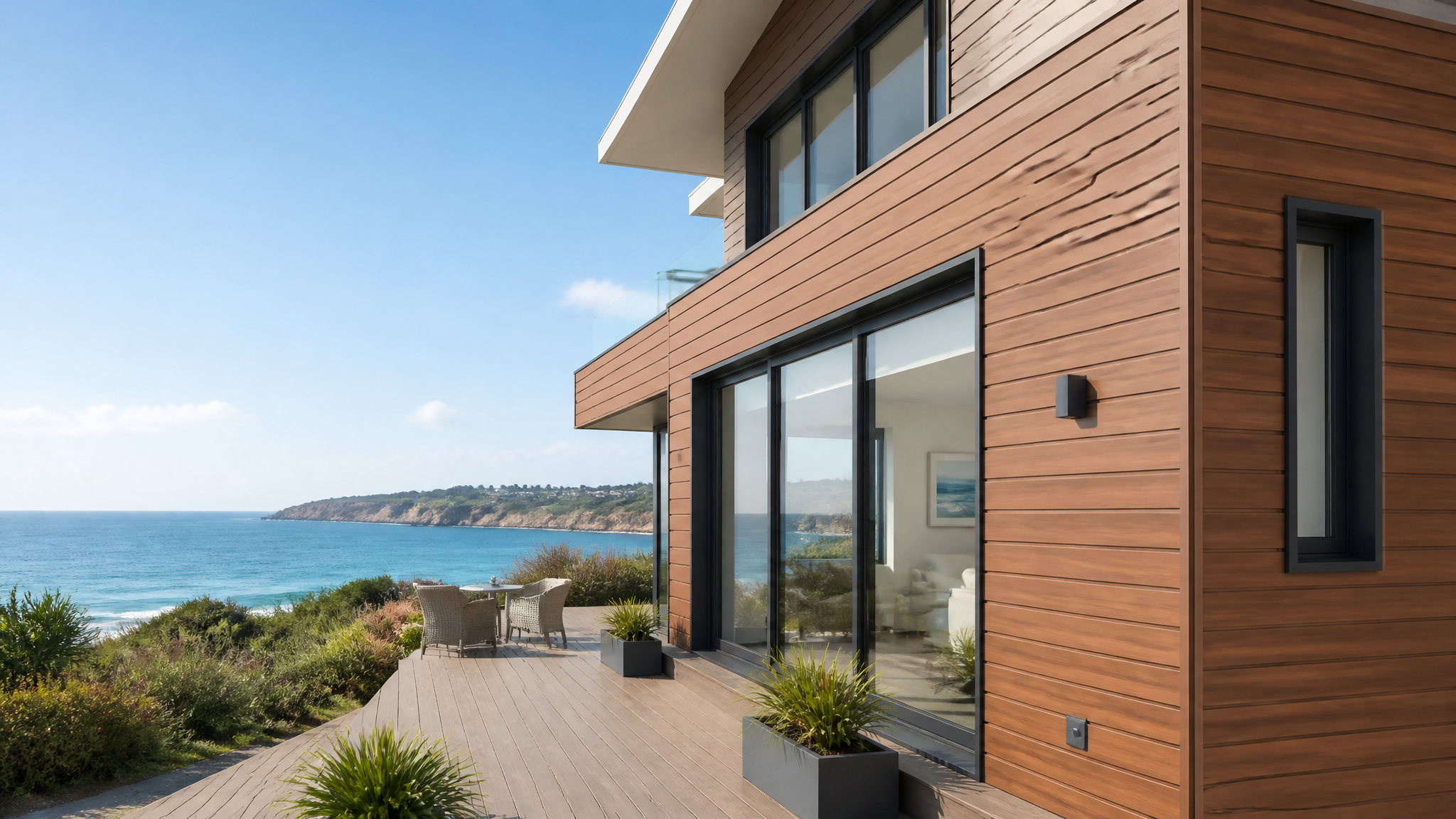 WPC Co-extruded Exterior Wall Cladding