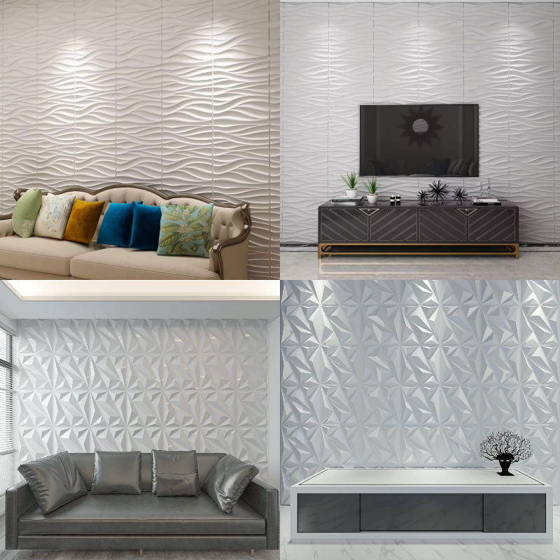 3D PVC wall panels offer a new solution for interior space decoration
