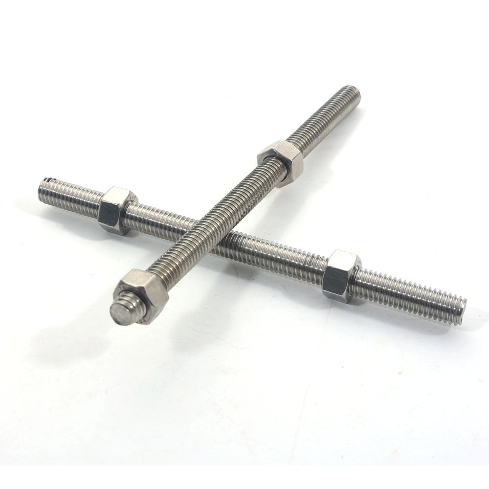 Custom M20 M24 Double Sided Threaded Welding Stud Bolt Stainless Steel Stud Bolts And Nuts