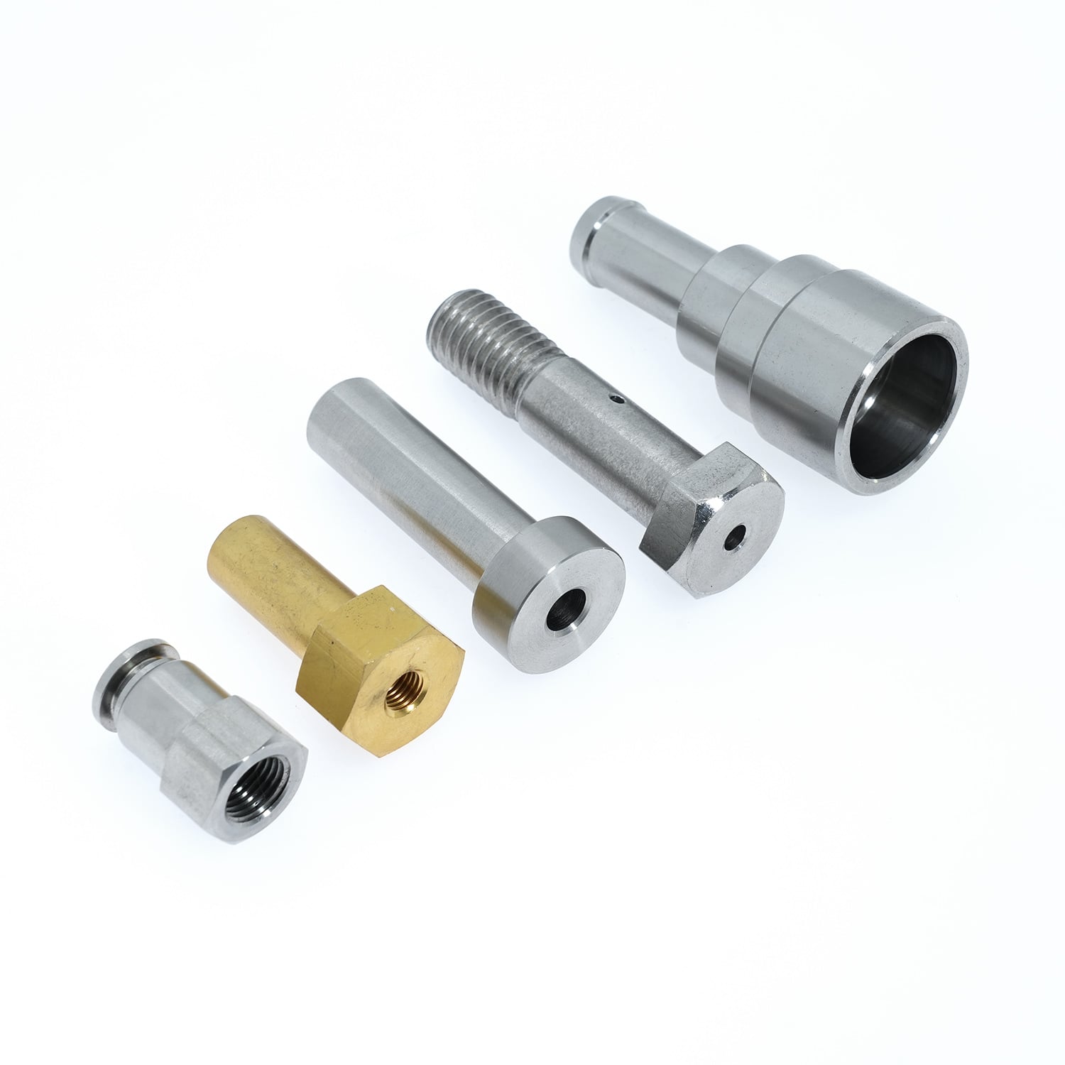 CNC Machined Service Parts Stainless Steel Stepped Sleeve Connector Bushing Tube Standoff