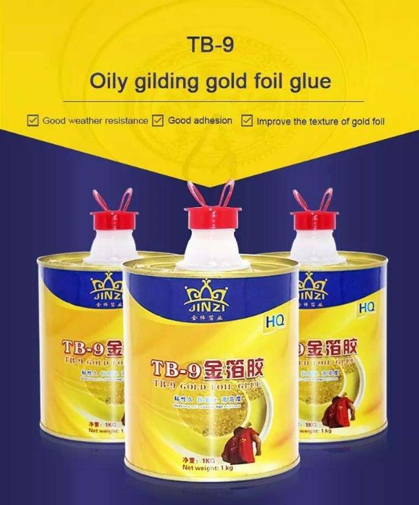 TB-9 Oily Giding Gold Foil Leaf Glue for Furniture Gilding Decorating