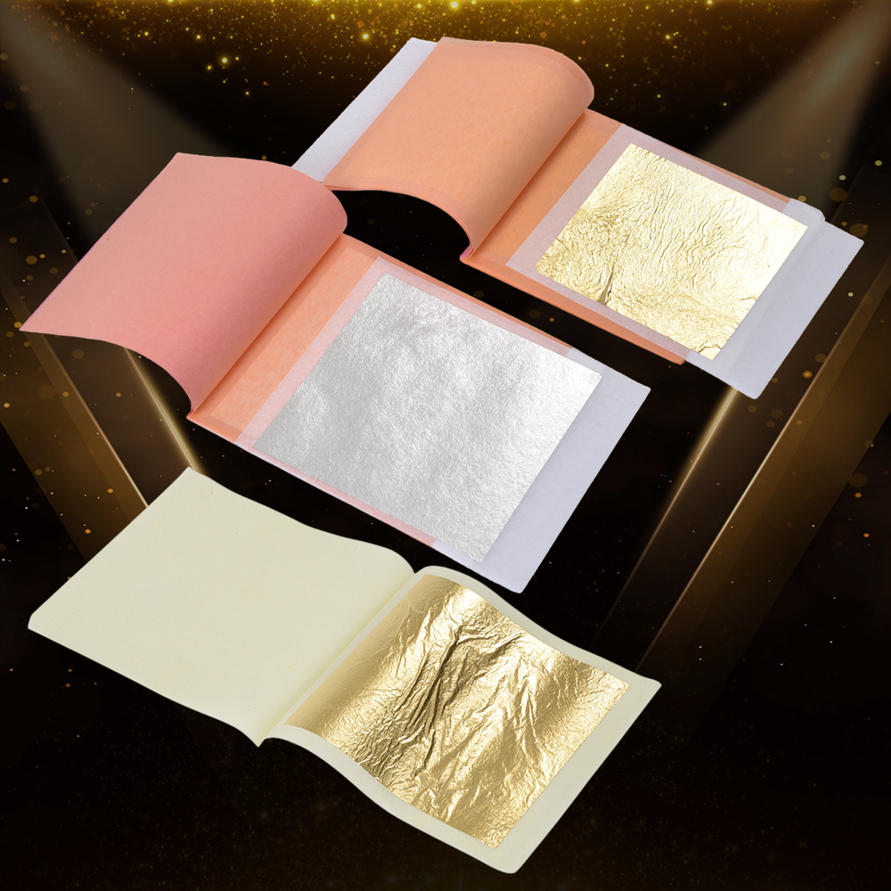 24K Pure Gold & Silver Leaf