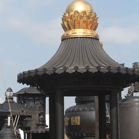 The 24K gold foil gilding project for the Buddha's Crown