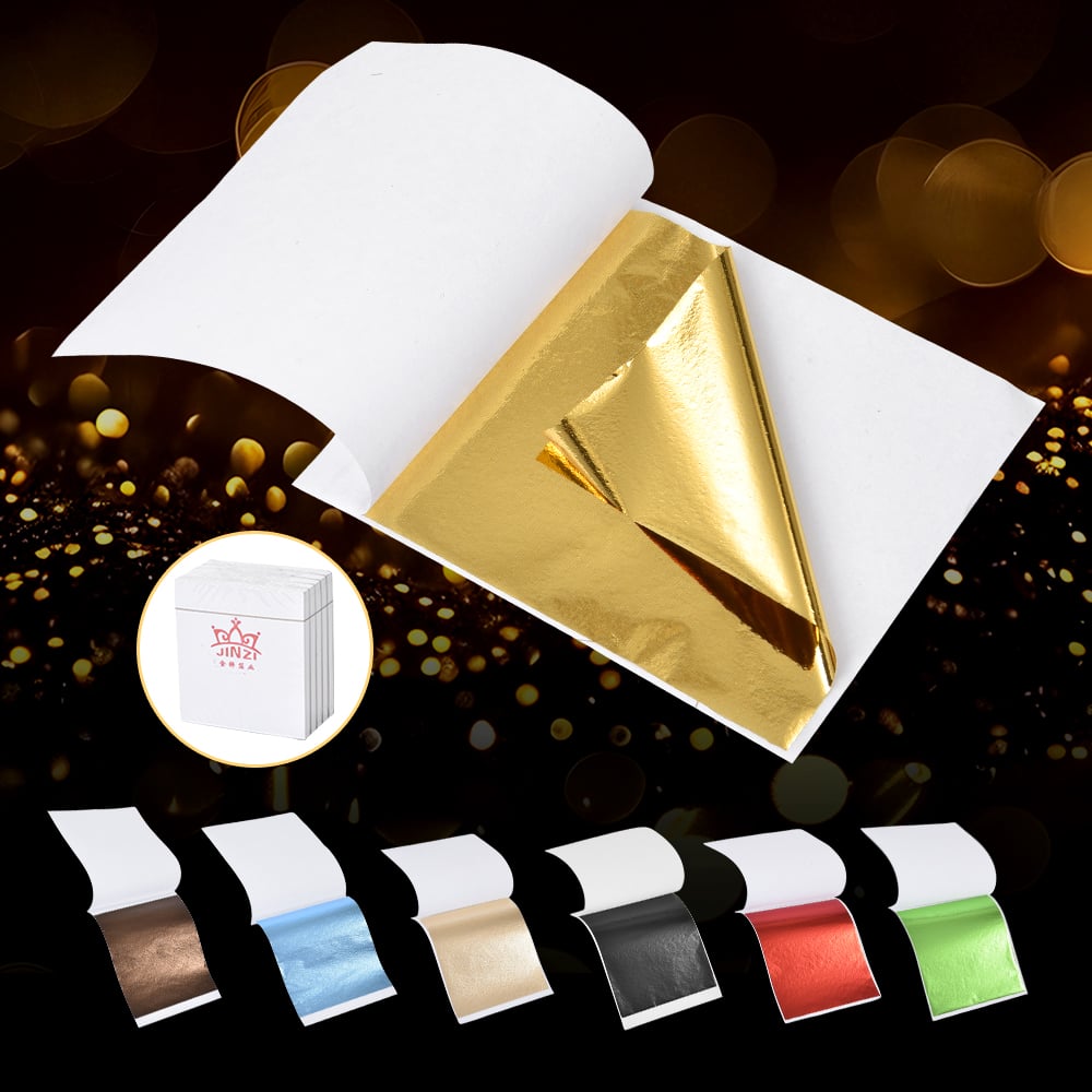 jinzi Factory High Quality 9*9cm imitation Taiwan Gold Leaf