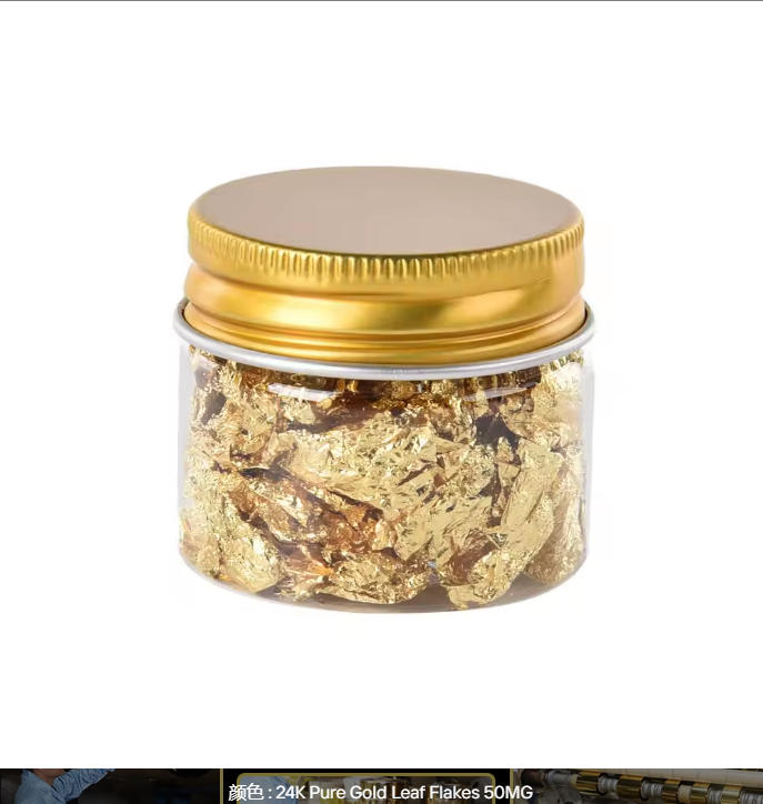Descubra la elegancia de las escamas de oro en resina con Jinzi Foil Industry
