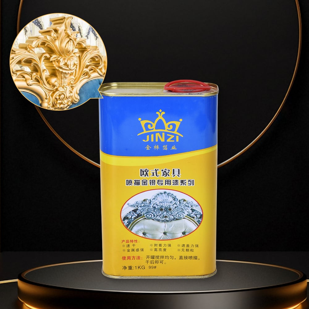 Hot Sale Coating Gold Paint for Metal Ceiling Wall Furniture Bright Gold Leaf Paint