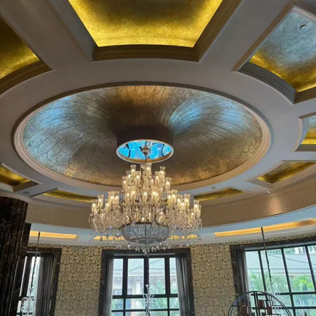 Hotel lobby - finger catch imitation gold foil gilding project