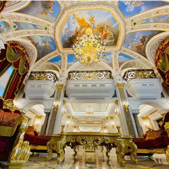 Italian Church - High-Definition Gold gilding project