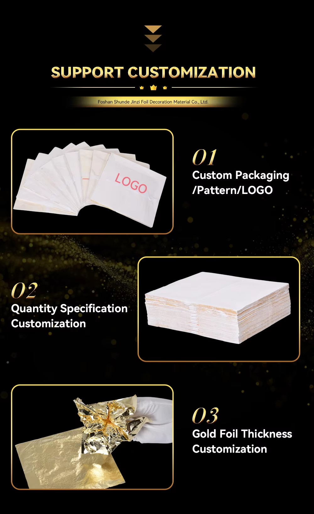 14 Cm 16 Cm Imitation Gold Copper Silver Leaf Sheets