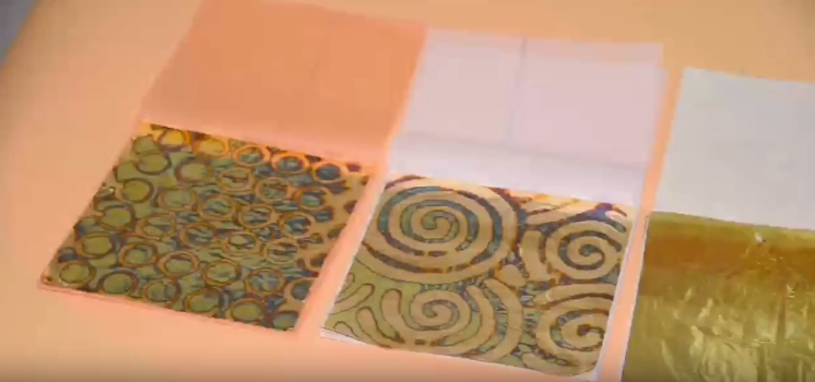Variegated gold leaf Process operation