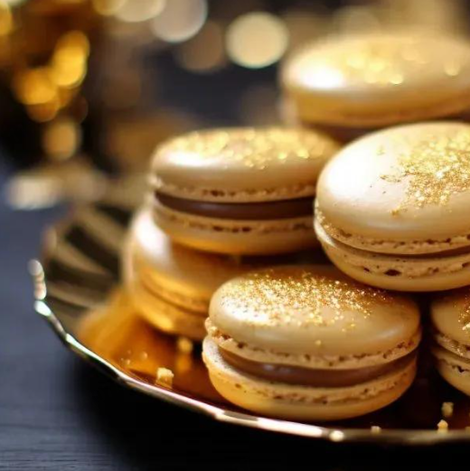 Gold leaf has a wide range of application spaces in the food industry