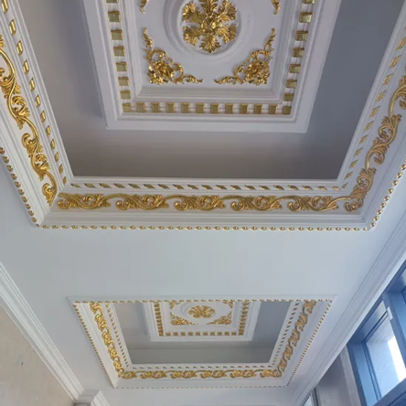 Hotel corridor - Taiwan gold leaf imitation gilding project