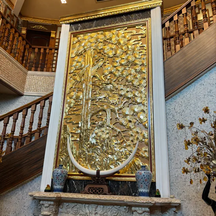 Villa Large Artwork - 24K Gold Foil Gilding Project