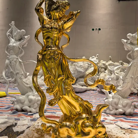 The Goddess of Flight - Gilding Effect