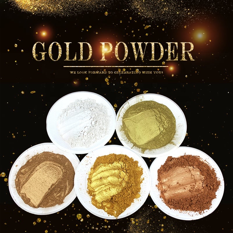 China Manufacturer Metallic Mica Powder Pearl Powder Pigment for Furniture Buddha Statue Coating
