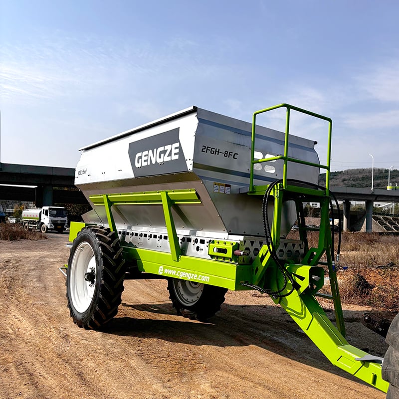 8m³ Large‑Capacity Compound Fertilizer Broadcast Spreader