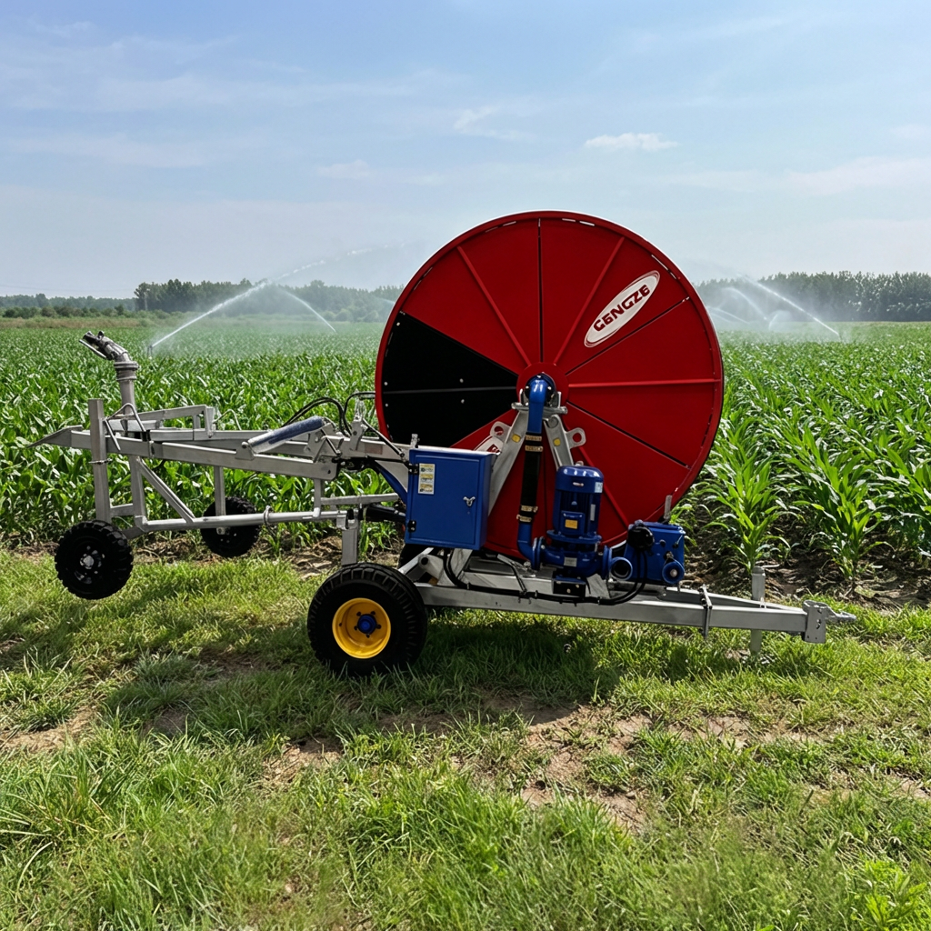 JP900 Electric Hose Reel Sprinkler Irrigation System
