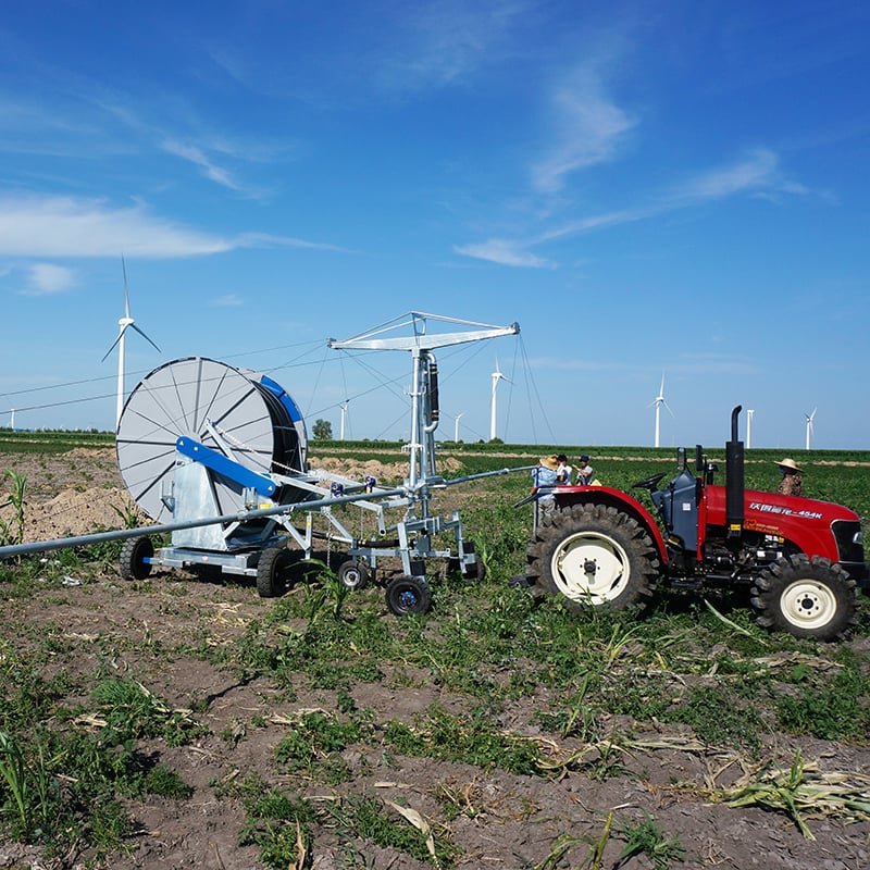 Truss-Type Hose Reel Irrigation Machine  High Stability Automatic Farm Irrigator