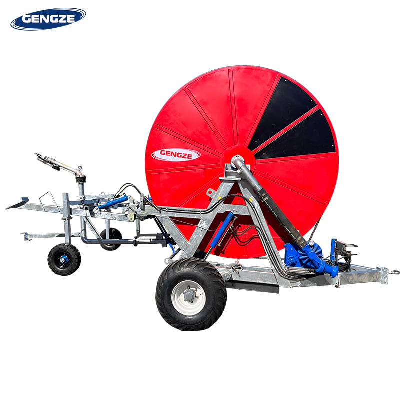 Hose reel irrigation machine