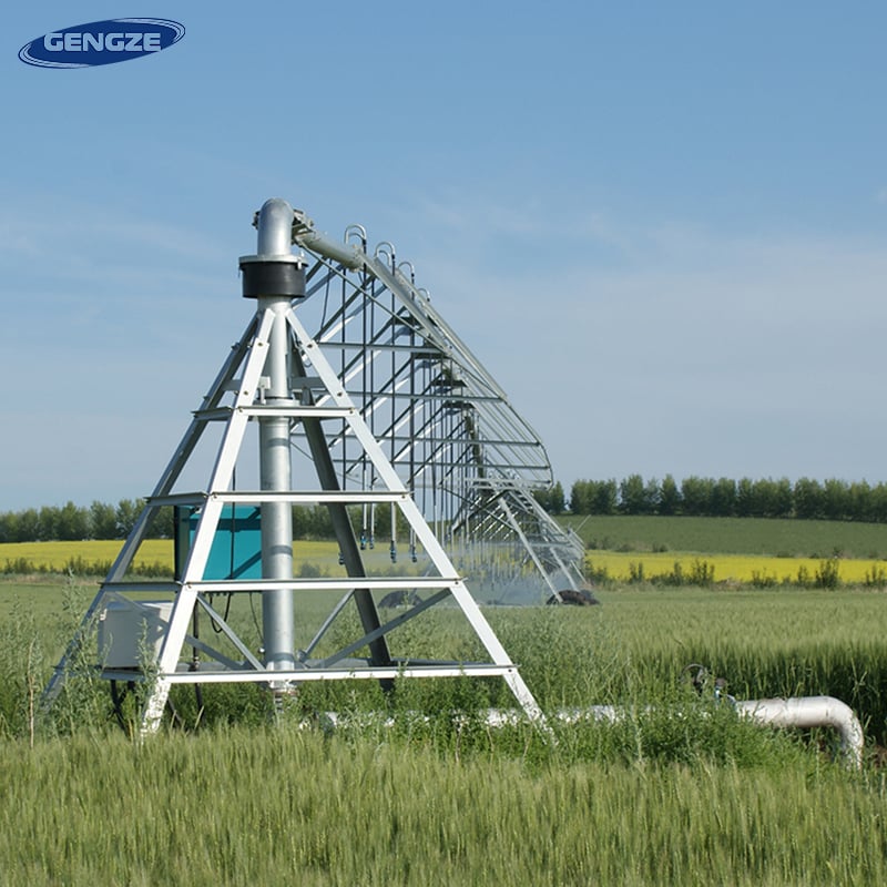 Fixed center pivot irrigation system