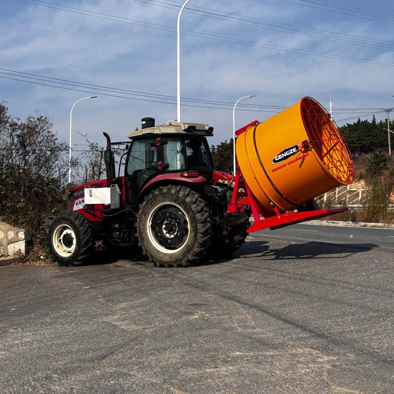 Keep your farm or garden tidy by shredding straw for easy disposal